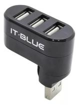Mini Hub USB 2.0 3 Portas LE-5561 - It-blue