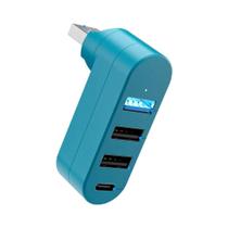 Mini Hub USB 4 Portas Alta Velocidade - Adaptador Tipo C 3.0/2.0