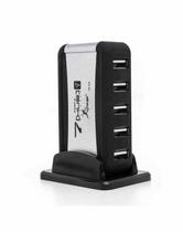 Mini Hub Usb 7 Portas Usb 2.0 480mbps Usb Hb-t68 Knup