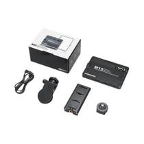 Mini Iluminador LED Portátil Para Celulares Com Encaixe Hot Shoe, Ajustável E De Bolso, Acessório De