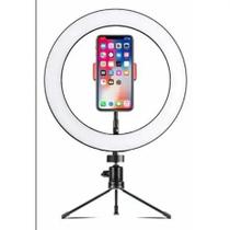 Mini Iluminador Ring Light De Mesa 56 Leds 8 Polegadas 5600k
