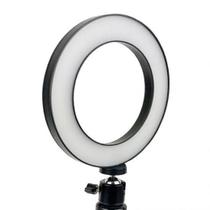 Mini Iluminador Ring Ligth Portátil 8 Polegadas 56 Leds