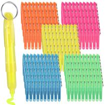Mini iluminadores Kosiz, 100 peças, 8,8 cm, cores variadas Mini iluminadores Kosiz, 100 peças, 8,8 cm, cores variadas