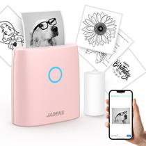 Mini impressora de adesivos Impressora térmica de bolso JADENS Bluetooth Mini impressora de adesivos Impressora térmica de bolso JADENS Bluetooth