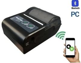 Mini Impressora Térmica Bluetooth Cupom Pedido Ifood Qr Code Cor Preto 58mm