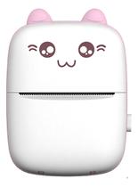 Mini impressora térmica Bluetooth recarregável portátil rosa Mini impressora térmica Bluetooth recarregável portátil rosa