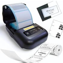 Mini Impressora térmica de etiqueta adesiva Bluetooth 58mm