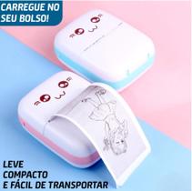 Mini Impressora Térmica Portátil Escolar Sem Fio