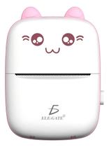 Mini impressora térmica portátil Gatos/e Cor Rosa Mini impressora térmica portátil Gatos/e Cor Rosa