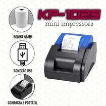 Mini Impressora Térmica Usb Portátil 58mm Compacta