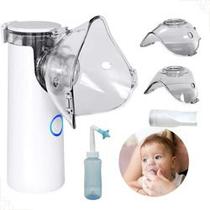 Mini Inalador Nebulizador Portátil Adulto Infantil Bivot Usb - MESH NEBULIZER