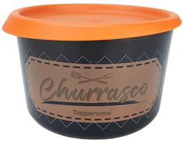 Mini Instantânea Mágica 575ml Linha Churrasco Preta/Laranja Tupperware