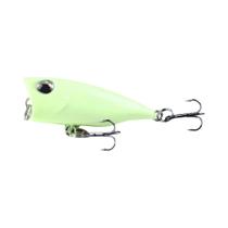 Mini Iscas Crankbaits Popper 4cm 3.3g Com Olhos 3D, Wobblers Artificiais, Swimbait De Superfície