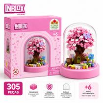 Mini Jardim Encantado Inblox Blocos de Montar com Cúpula Decorativa Colecionável Mini Jardim Encantado Inblox Blocos de Montar com Cúpula Decorativa Colecionável
