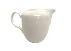 Mini jarra leiteira porcelana branca lilian