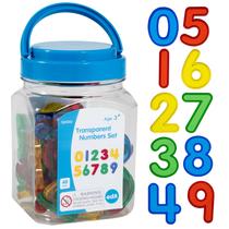 Mini jarra transparente Numbers Set exeducation 40 peças