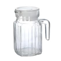 Mini Jarra Vidro Transparente Agua Suco Clássica Alça 500ml