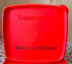 Mini Jeitosinho 250ml neve "Menos Bagunça" Vermelho Tupperware