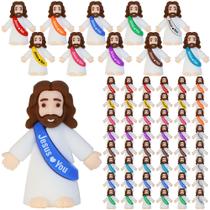 Mini Jesus Figures Bamamon, 50 peças, lembrancinhas de Páscoa e presentes