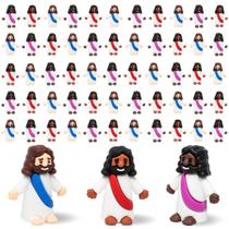 Mini Jesus Figures Chillkat Multicolor, 50 unidades para a Páscoa Mini Jesus Figures Chillkat Multicolor, 50 unidades para a Páscoa