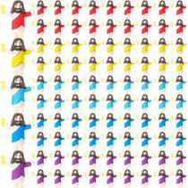 Mini Jesus Figurine Toys Barydat, 200 unidades para festa de Páscoa Mini Jesus Figurine Toys Barydat, 200 unidades para festa de Páscoa