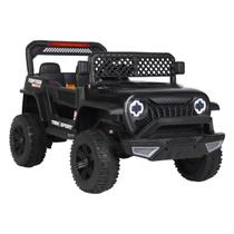 Mini jipe eletrico adventure v12 infantil preto 12v Mini jipe eletrico adventure v12 infantil preto 12v