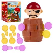 Mini Jogo Barril Do Pirata 5,5Cm - Pula pirata - Coluna