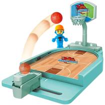 Mini Jogo Basquete Infantil de mesa Com Lançador Brinquedo