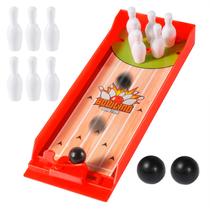 Mini Jogo Boliche De Mesa Infantil Brinquedo Esportivo