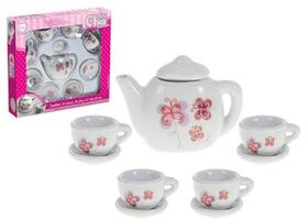 Mini Jogo De Chá Decorativo Porcelana Lembrancinha Art House