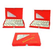 Mini Jogo de Dominó 28 Peças 5mm Cores Sortidas