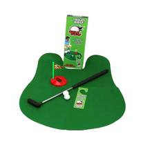 Mini Jogo De Golfe Conjunto Banheiro Tempo Jogo De Tabuleiro Acessório De Treinamento De Golfe