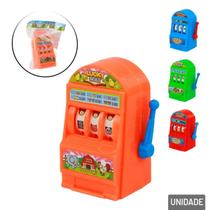 Mini Jogo Infantil Caça Níquel Plástico Color - Tudo em Caixa