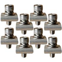 Mini Junção P/ Perfil Estrutura De Painel Solar - 8 Peças Mini Junção P/ Perfil Estrutura De Painel Solar - 8 Peças