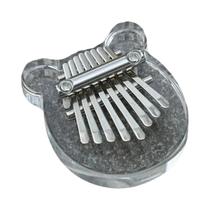 Mini Kalimba 8 Teclas Arco-Íris - Piano de Polegar em Cristal Acrílico