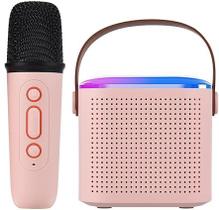Mini karaokê conjunto de microfone portátil e caixa de som para casa Bluetooth