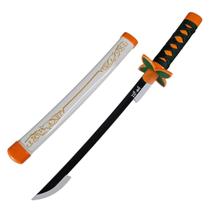 Mini Katana Demon Slayer Shinobu Polímero Com Suporte Geek Colecionável