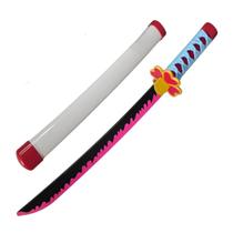 Mini Katana Polímero Demon Slayer Mitsuri Kanroji Coleção Kimetsu No Yaiba Geek Colecionável