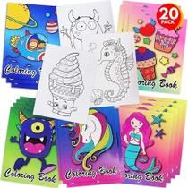 Mini Kit com 20 Livros para Colorir ArtCreativity - Desenhos Diversos