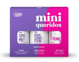 Mini Kit Curly Care Spume, High Condition e Be Strong