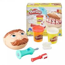 Mini Kit De Massinha Play Doh Brincando De Dentista 6 Peças Hasbro