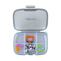 Mini Kit de Matrizes Odontológicas SC1801, Aço Inoxidável, com Suportes e Bandas de Várias Espessuras Cotisen Mini Kit de Matrizes Odontológicas SC1801, Aço Inoxidável, com Suportes e Bandas de Várias Espessuras Cotisen