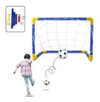 MIni Kit Futebol 01 Trave De Futebol + Bola + Bomba De Encher Infantil