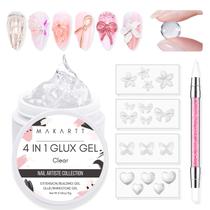 Mini kit Gel Builder Makartt para arte de unhas em gel 3D de 15 ml