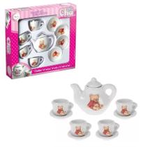 Mini Kit Jogo De Chá Porcelana Lembrancinha Decorativo - Art House - Ursinho