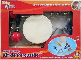 Mini kit percussao shiny toys