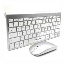 Mini Kit Teclado Com Mouse Sem Fio Para PC Notebook