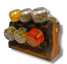 Mini Kit Temperos Giratório 12 Potes 120ml