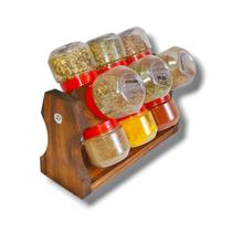 Mini Kit Temperos Giratório 12 Potes 120ml