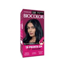 Mini Kit Tintura Creme Biocolor Preto Azulado 2.0 Mini Kit Tintura Creme Biocolor Preto Azulado 2.0